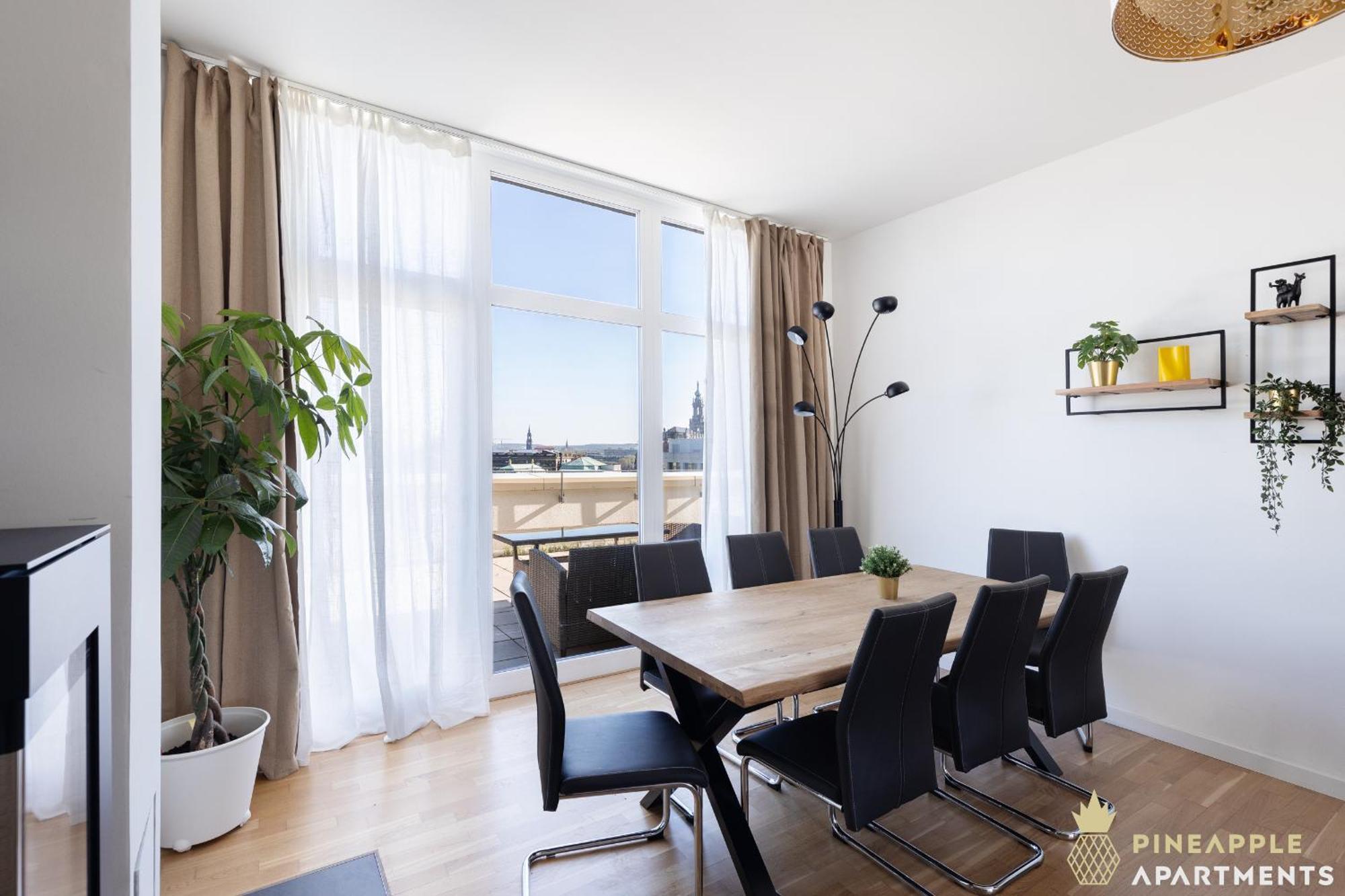 Pineapple Apartments Penthouse Am Zwinger - 162 Qm - 1X Free Parking Dresden Eksteriør bilde